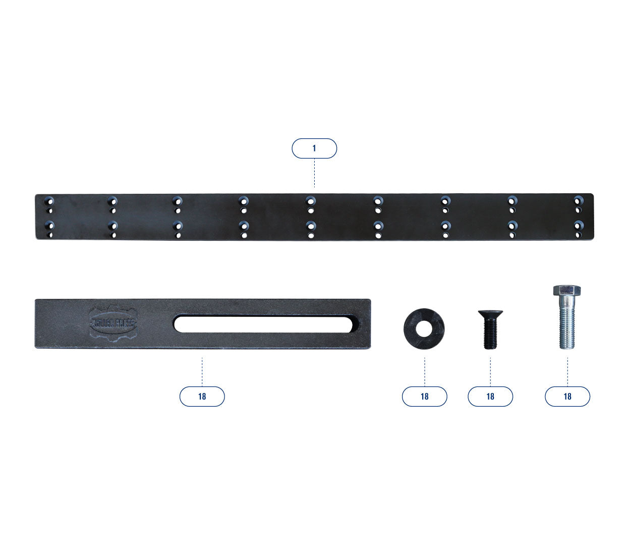 Dynapac Adapter Scraper Bar