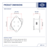 Caterpillar Drum Mount 7-074 - dimension drawing