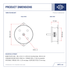 Ingersoll Rand Drum Mount 7-181 - dimension drawing