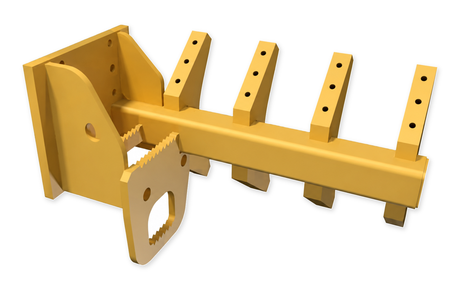 836 Front LH Scraper Frame CAT-345-9727-2-1