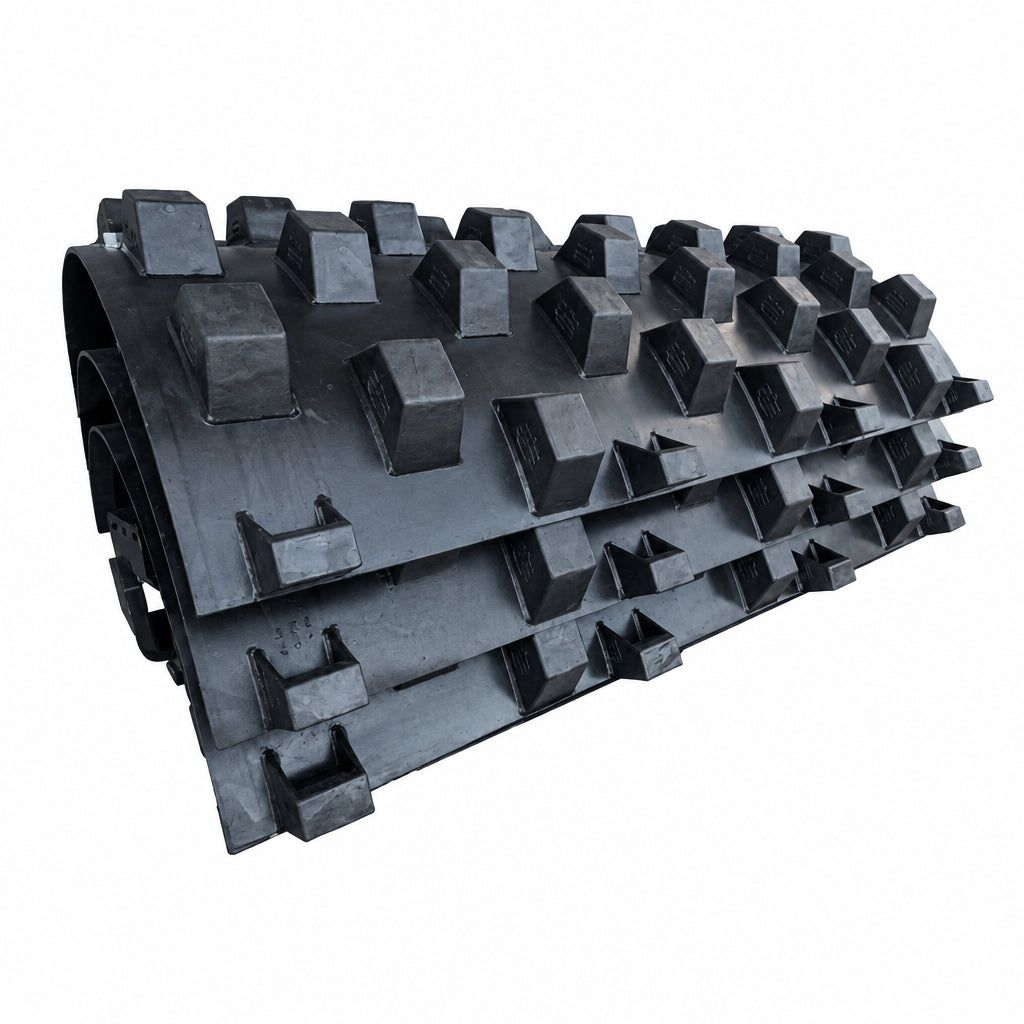 Padfoot roller shell sections