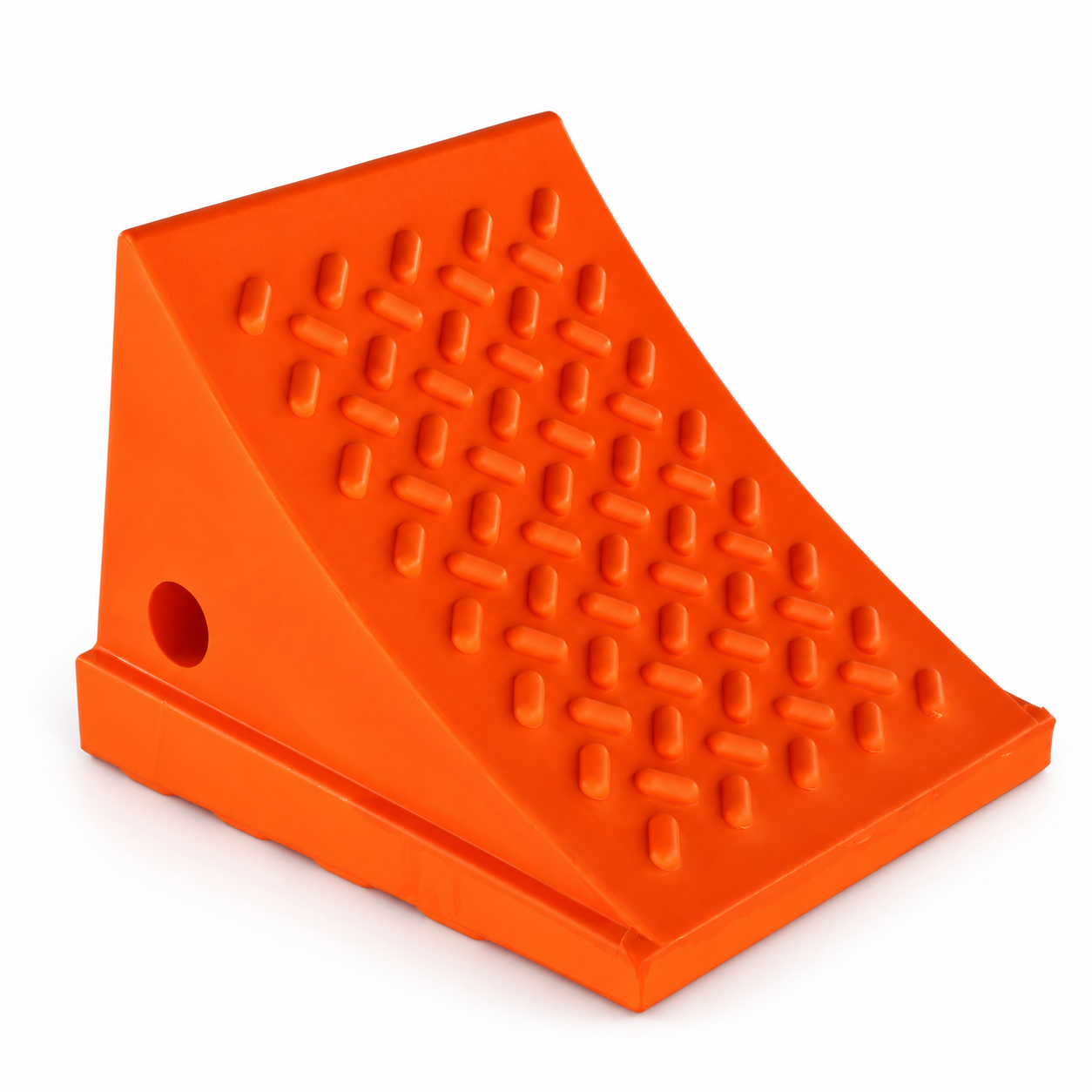 Small Machine Wheel Chock UC1700 RP-398 – angled view